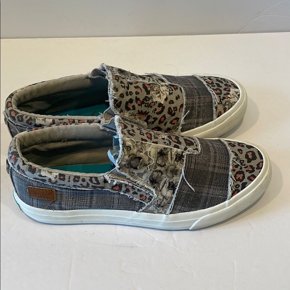 Blowfish Leopard Patchwork Flats - Picture 4 of 6